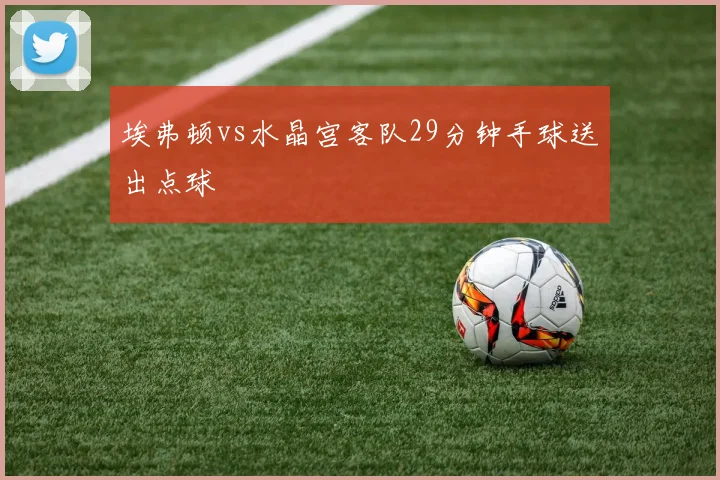 埃弗顿vs水晶宫客队29分钟手球送出点球